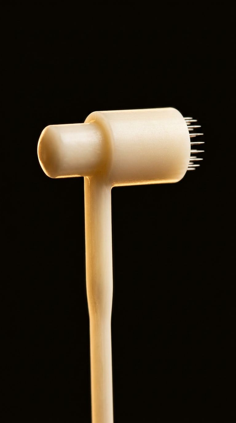 Close-up of the tapping head
