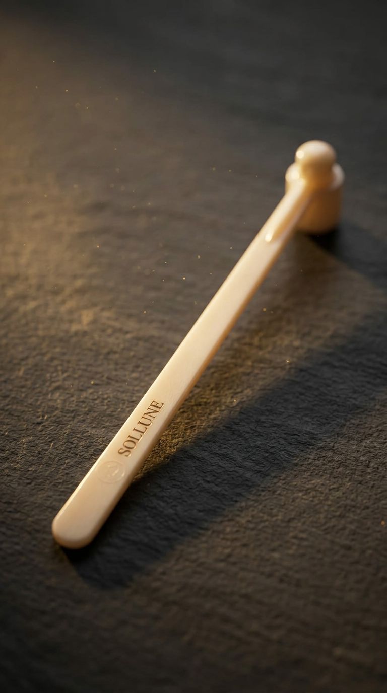 The Awakening tool resting on dark stone in golden light